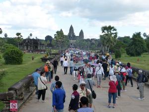 Angkor, la foule