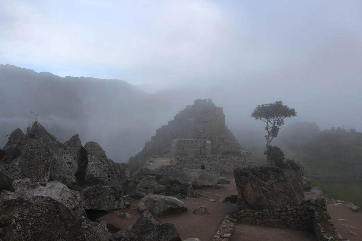 Machu Picchu, le brouillard se lève